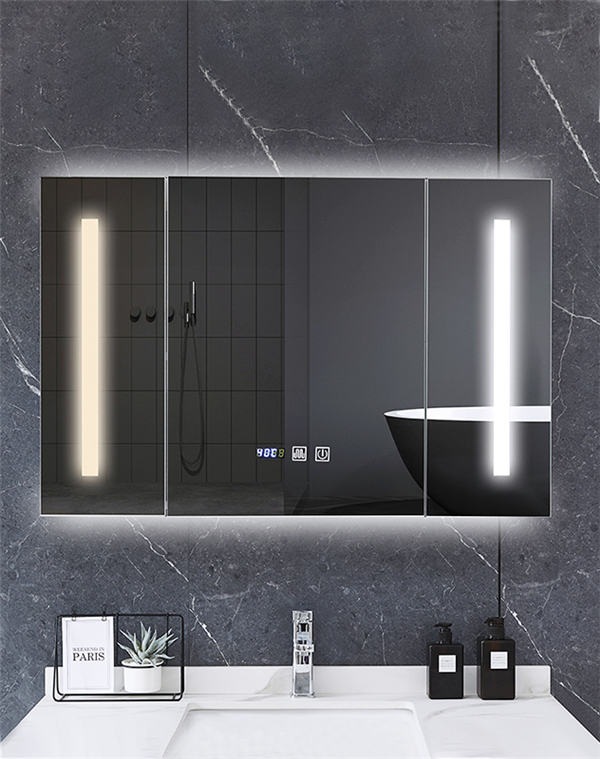 spegelskåp i glas GGMC08